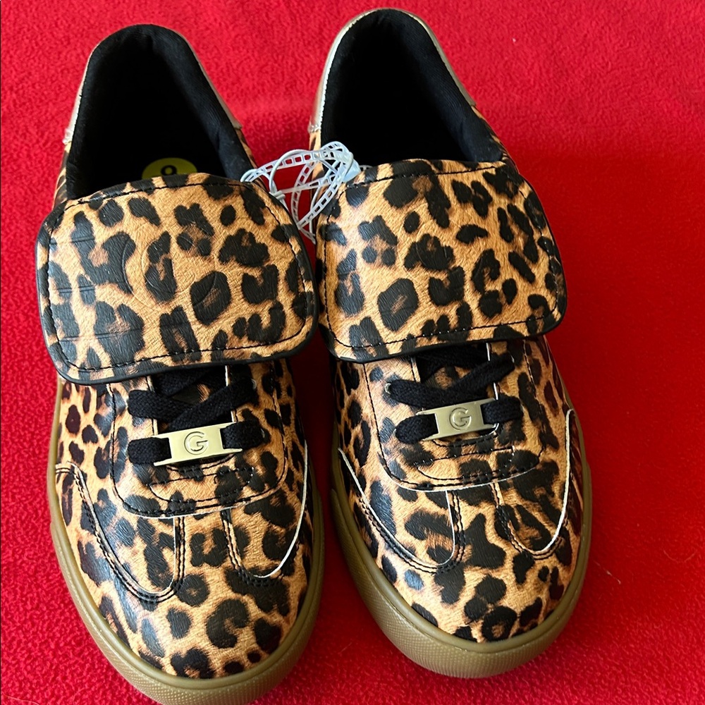 BCBG Leopard Print Sneakers